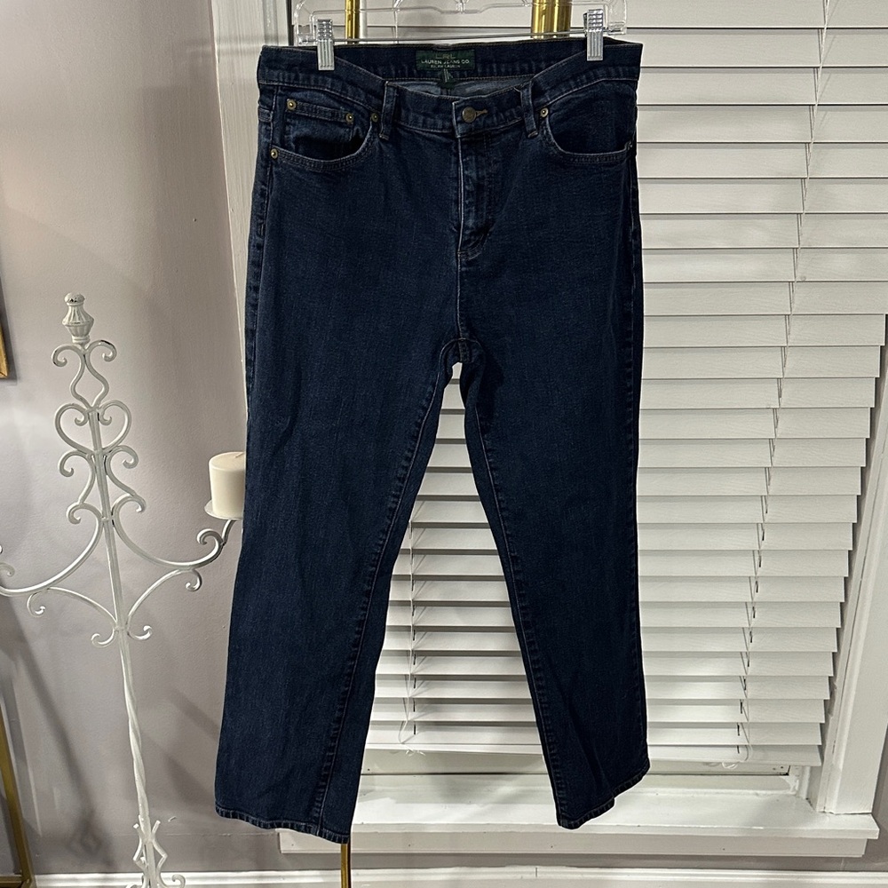 Lauren Ralph Lauren Dark Blue Straight Leg Jeans